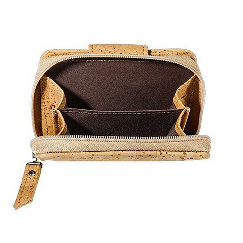 Best Christmas Gift Women Multifunction Wallet for Cards and Coins, Eco-friendly Cork Women Wallet