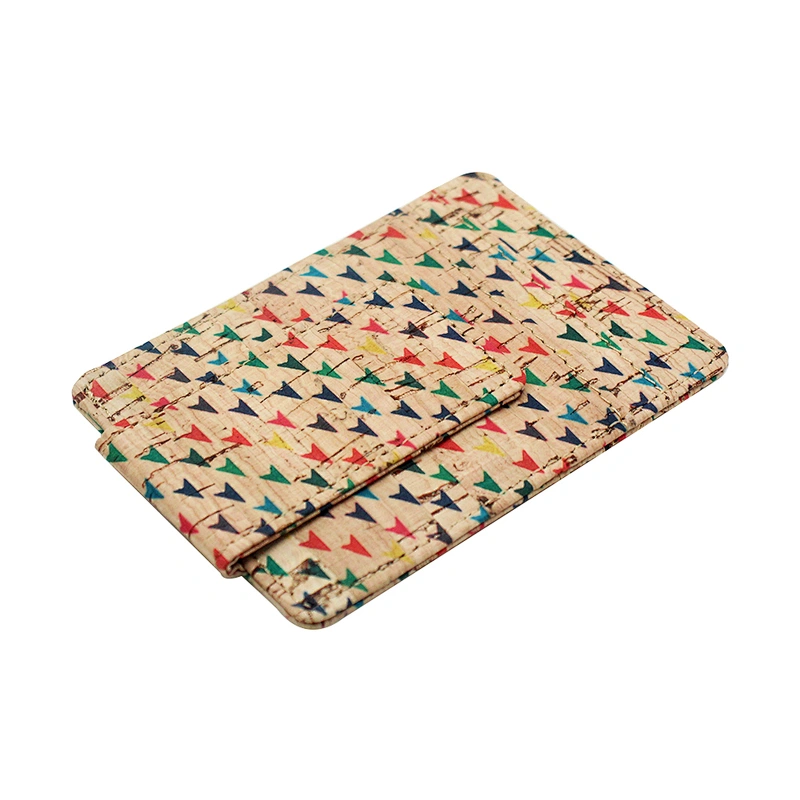Boshiho cork wallet RFID credit card holder magnetic money clip slim wallet minimalist card case men wallet