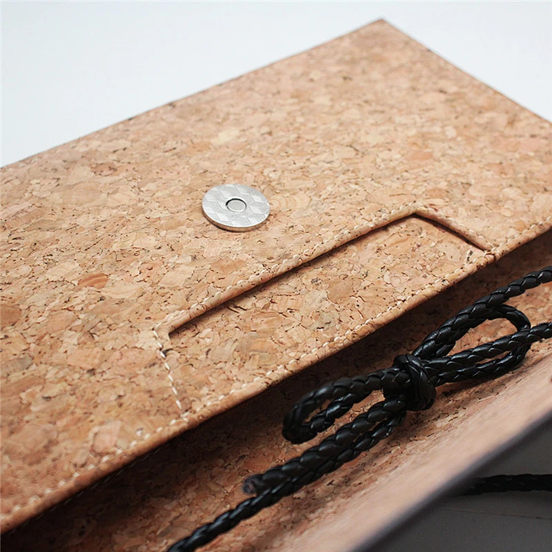 BOSHIHO cork bag portugal tote natural cork fabric leather handbags bags fashion shoulder bag