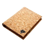 Logo on cork wallet