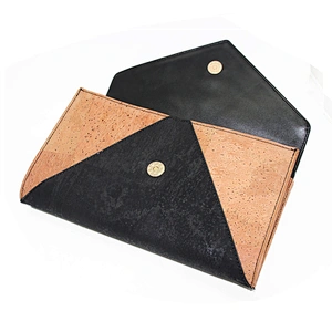 Boshiho Eco Friendly Products China Handbags black cork vegan ecofriendly shoulder bag