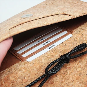 BOSHIHO cork bag portugal tote natural cork fabric leather handbags bags fashion shoulder bag