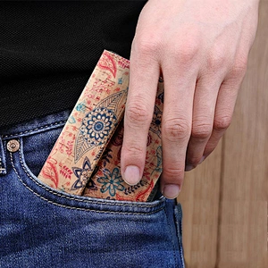 boshiho cork ecofriendly cigarette case tobacco cigar box humidor for men promotion tobacco pouch wallet
