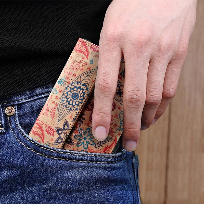 boshiho cork ecofriendly cigarette case tobacco cigar box humidor for men promotion tobacco pouch wallet