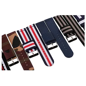 Wholesale Bulk Woven Nylon hook loop Watch band Fitness Smart Watch Band strap