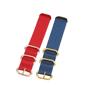 Low Price Good Quality Multi Color Fashion Nylon Watch Band Strap