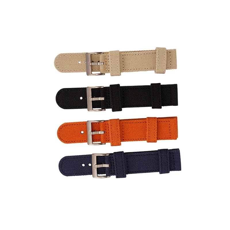 Manufacturer Wholesale 18mm 20mm 22mm Canvas Watch Strap Band