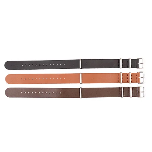 2020 Wholesale Custom Logo Genuine Leather Watch Straps For Men