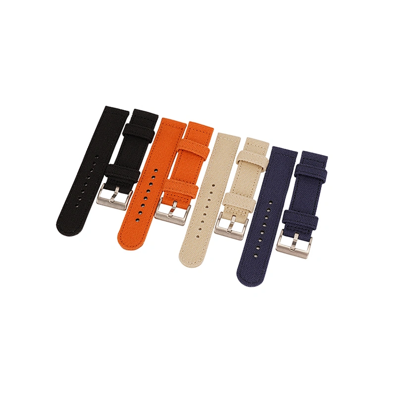 Manufacturer Wholesale 18mm 20mm 22mm Canvas Watch Strap Band
