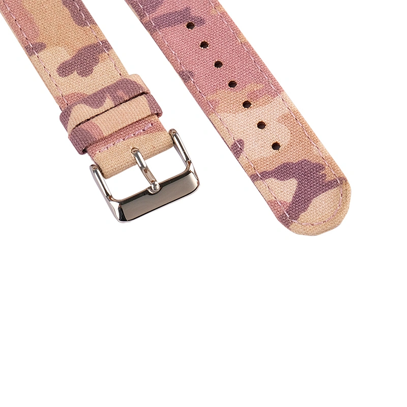 Customized Professional Good Price Fabric Canvas Watch Band Strap