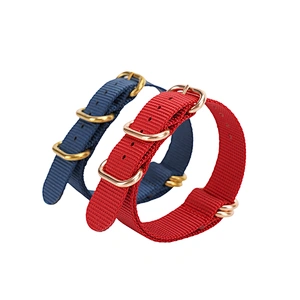 Low Price Good Quality Multi Color Fashion Nylon Watch Band Strap