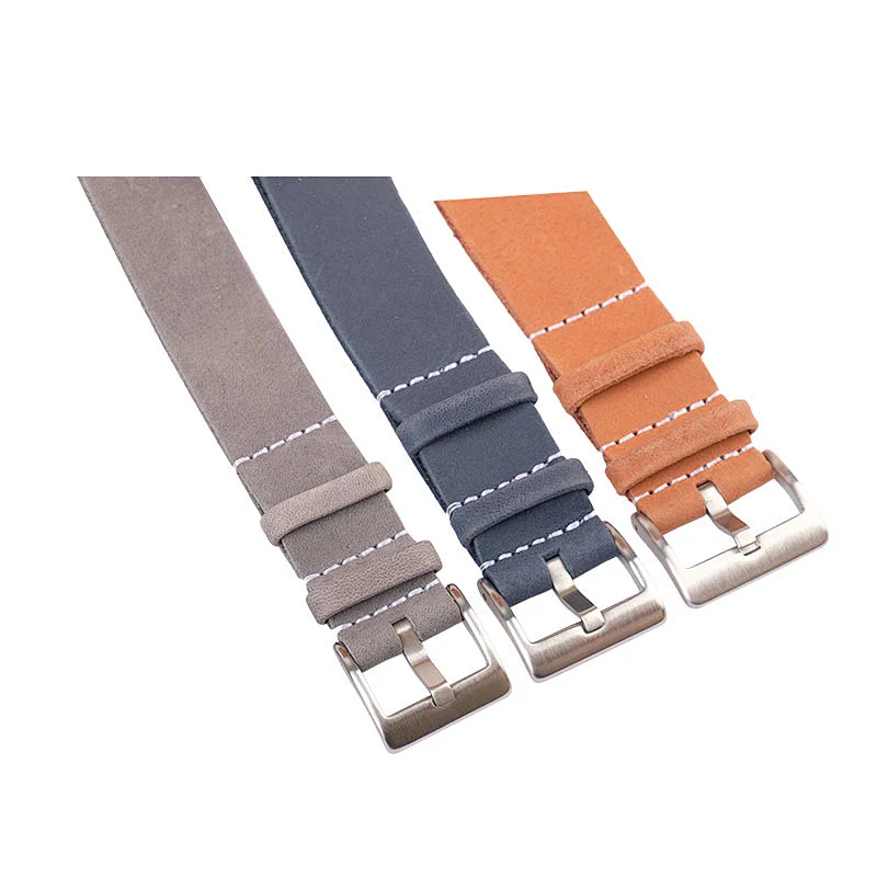 Wholesale OEM Design Your Own Black Watch for Man Leather Strap