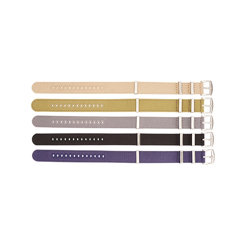 Custom Best Selling High-end Embroidery Canvas Watch Band Strap
