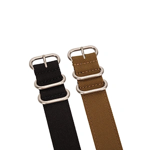 Factory Direct Sale Fashion Men 20mm Canvas Nylon Strap Watch