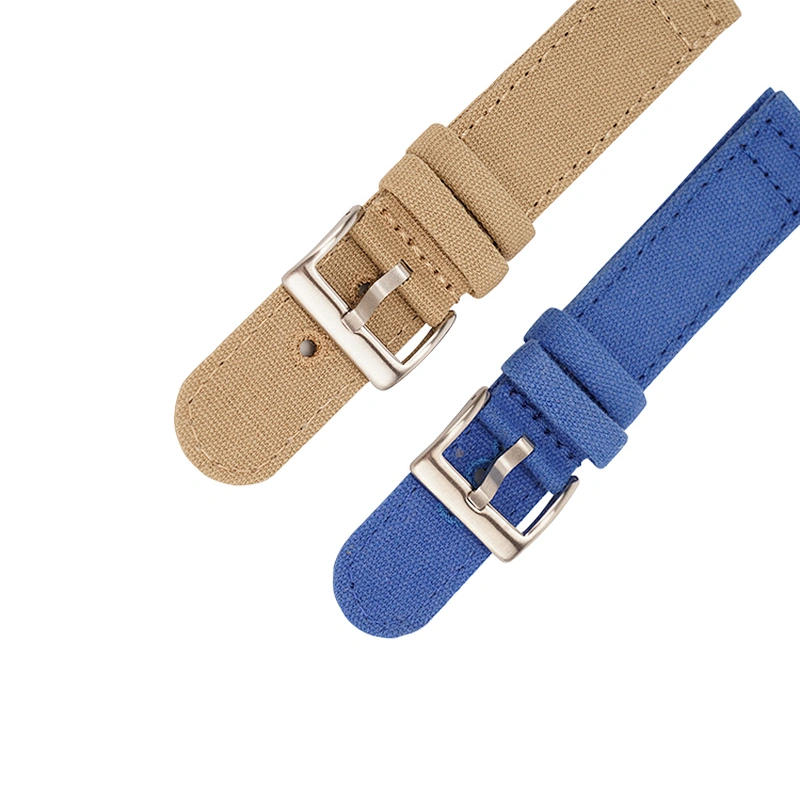 Factory Direct Price Fashion Watchband Canvas Embroidered Watch Strap