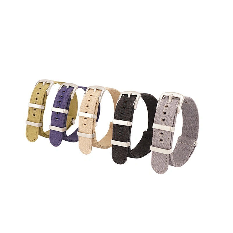 Custom Best Selling High-end Embroidery Canvas Watch Band Strap