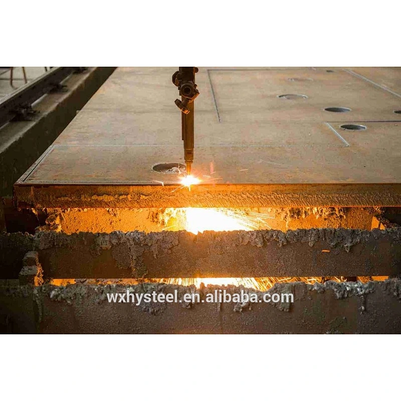 Embedded Punching Laser Cutting Steel Plate For Building Material SGS Approval