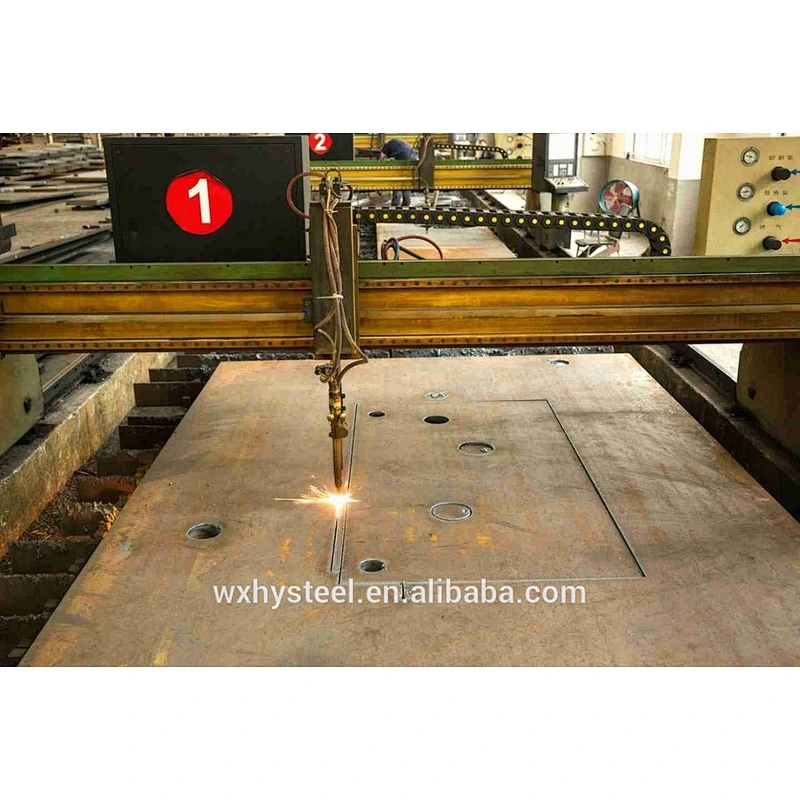 Embedded Punching Laser Cutting Steel Plate For Building Material SGS Approval