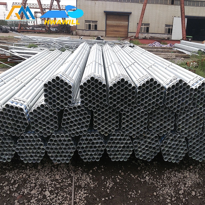 Construction material hot dipped galvanized pipe