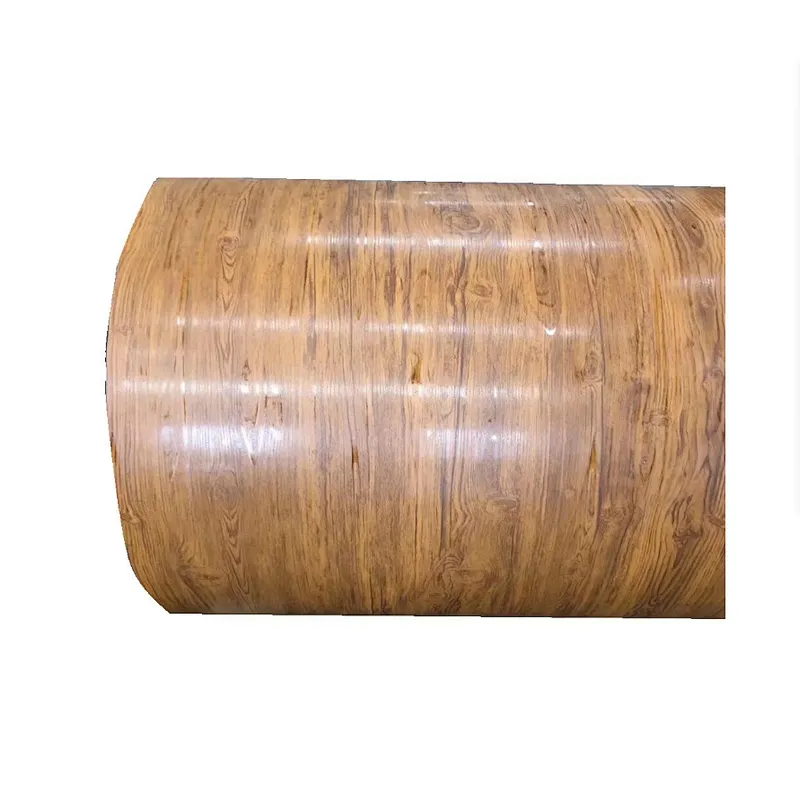 Thickness 0.12MM-1.5MM Prepainted Galvalume Steel Coil Printed Wood Grain PPGI PPGI Sheet