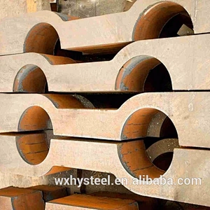 Bearing Seat Parts Laser Cut Steel Plate With Powder Coating Polishing