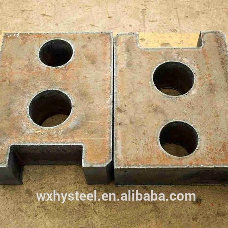 Chrome Plated Carbon Sheet Metal Fabrication Laser Cutting Machine Parts Steel Plate