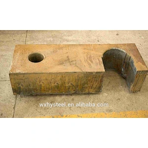 Bearing Seat Parts Laser Cut Steel Plate With Powder Coating Polishing