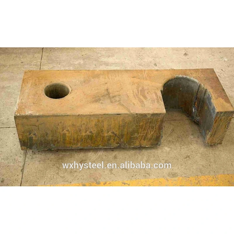 Bearing Seat Parts Laser Cut Steel Plate With Powder Coating Polishing