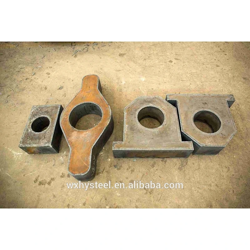 Bearing Seat Parts Laser Cut Steel Plate With Powder Coating Polishing