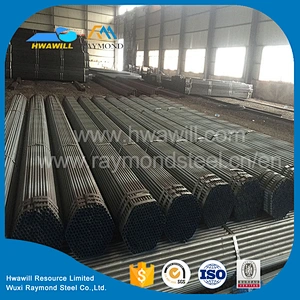 ASTM A53, BS1387, DIN2244 ERW Black / Galvanized / oil coated GB Welded Steel Pipes / Tube