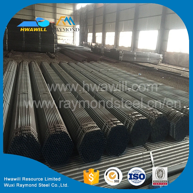 ASTM A53, BS1387, DIN2244 ERW Black / Galvanized / oil coated GB Welded Steel Pipes / Tube