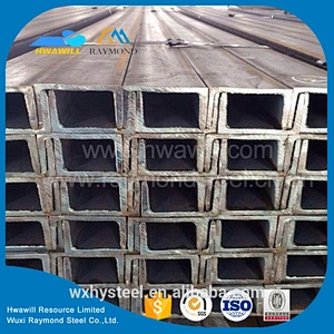JIS G3101 SS400 ASTM A36 EN 10025 S275JR Customized Steel U Channel