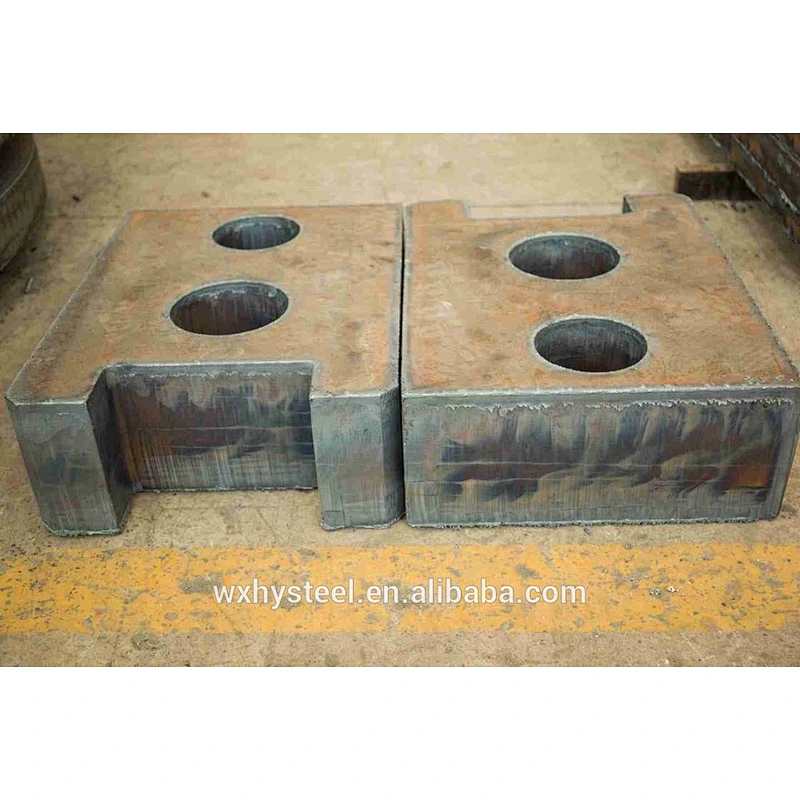 Bearing Seat Parts Laser Cut Steel Plate With Powder Coating Polishing
