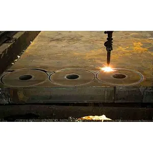 Chrome Plated Carbon Sheet Metal Fabrication Laser Cutting Machine Parts Steel Plate