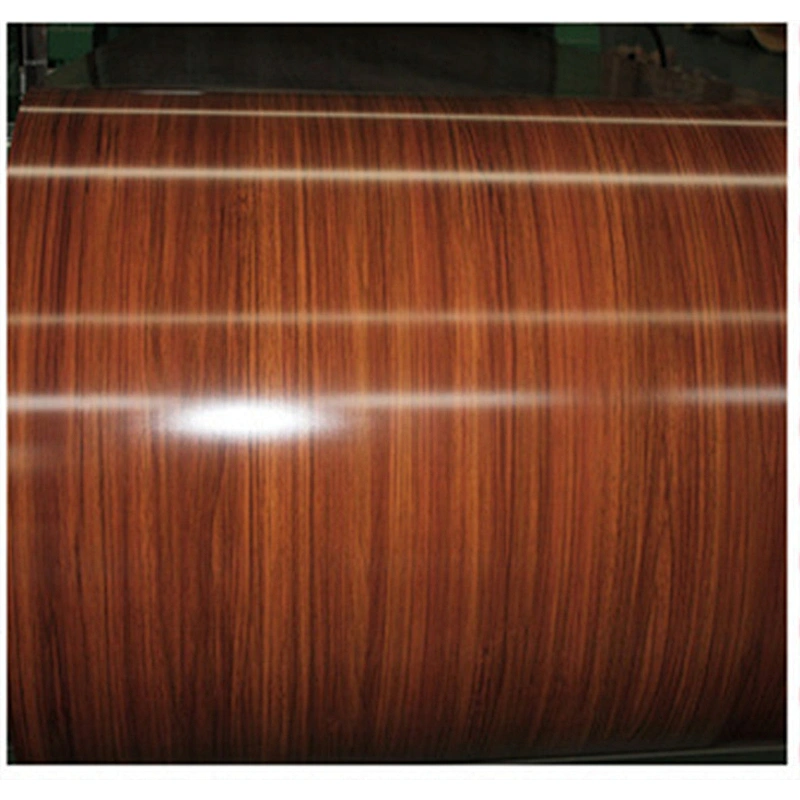 Thickness 0.12MM-1.5MM Prepainted Galvalume Steel Coil Printed Wood Grain PPGI PPGI Sheet