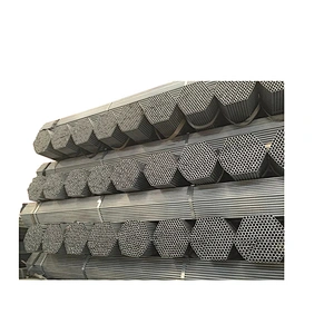 5.8M / 6M ASTM A53, BS1387, DIN2244 galvanized / oiled / black Welded Steel Pipes / Pipe