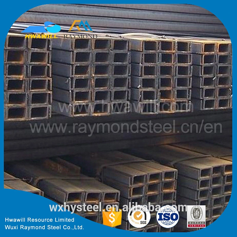 JIS G3101 SS400 ASTM A36 EN 10025 S275JR Customized Steel U Channel