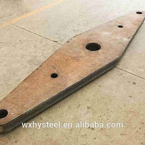 Embedded Punching Laser Cutting Steel Plate For Building Material SGS Approval