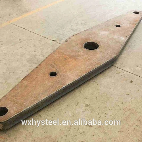 Embedded Punching Laser Cutting Steel Plate For Building Material SGS Approval