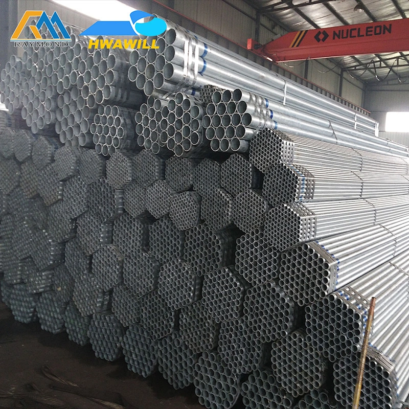 Construction material hot dipped galvanized pipe