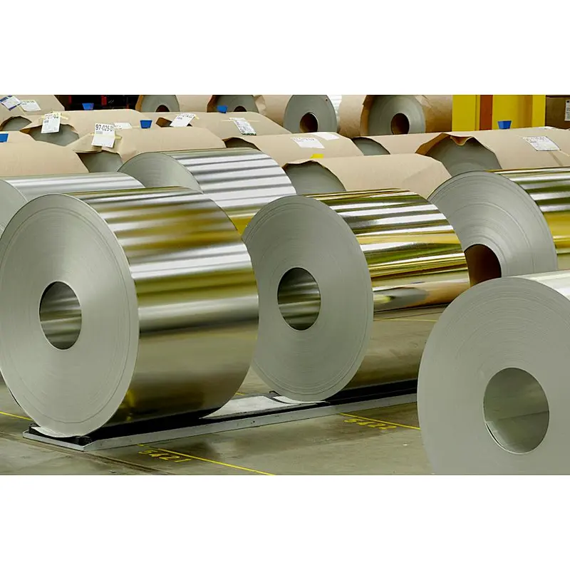 T4 5 6 / 2.8 Prime Electrolytic Tinplate Sheet Coil For Food Cans