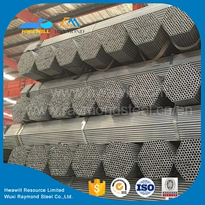 5.8M / 6M ASTM A53, BS1387, DIN2244 galvanized / oiled / black Welded Steel Pipes / Pipe