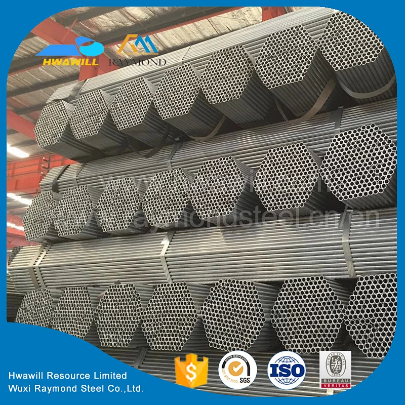 5.8M / 6M ASTM A53, BS1387, DIN2244 galvanized / oiled / black Welded Steel Pipes / Pipe