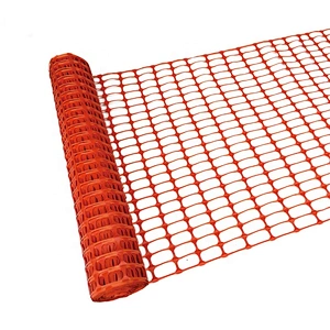 1*50m Portable PE Orange Plastic Warning Mesh Fencing Safety Barrier for Construction
