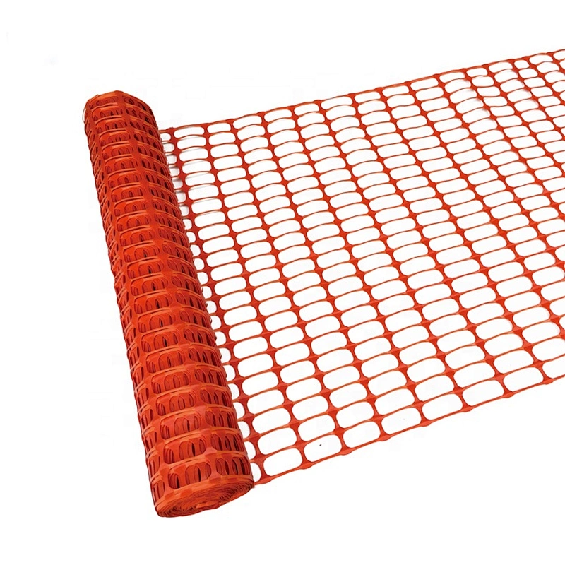 1*50m Portable PE Orange Plastic Warning Mesh Fencing Safety Barrier for Construction
