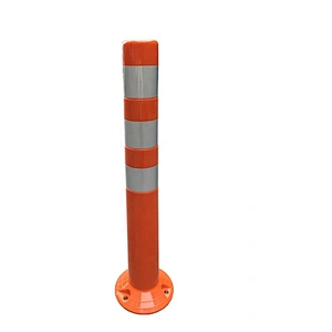 Factory Directly Road Safety Bollard 750mm Flexible Bollard PU Traffic Post