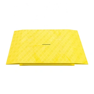 Heavy Duty Plastic Traffic Trench Cover With Steel Retainer Road Safety Trench Cover