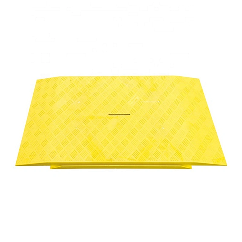 Heavy Duty Plastic Traffic Trench Cover With Steel Retainer Road Safety Trench Cover