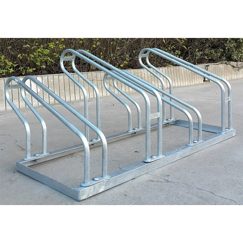 U shaped Rack Standing Metal Bike Bicycle Parking Rack Staggered