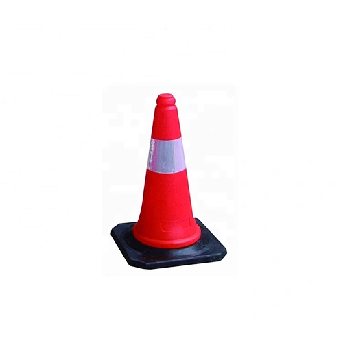 High Quality 500mm Orange PE Traffic Cone With 100mm Reflective 20